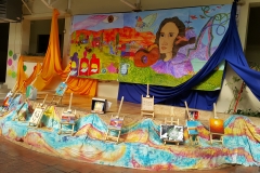 Mural_a_Violeta_Parra_estudiantes_Liceo_Luis_A_Barrera